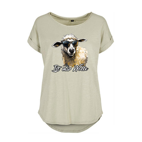 Ist mir Wolle Damen Slub Shirt