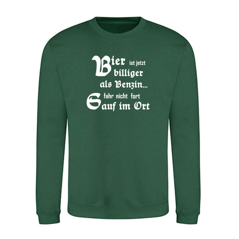 Bier und Benzin Herren Sweatshirt