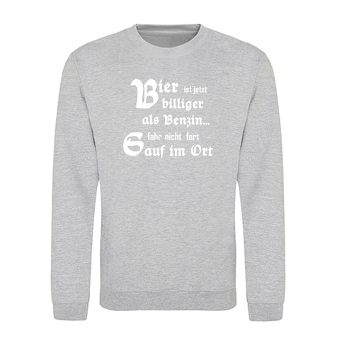 Bier und Benzin Herren Sweatshirt