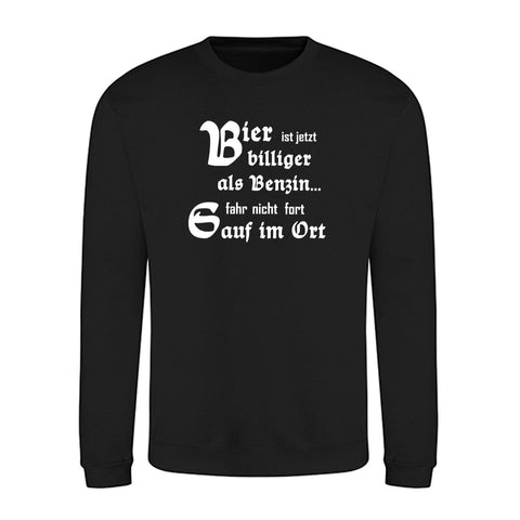 Bier und Benzin Herren Sweatshirt