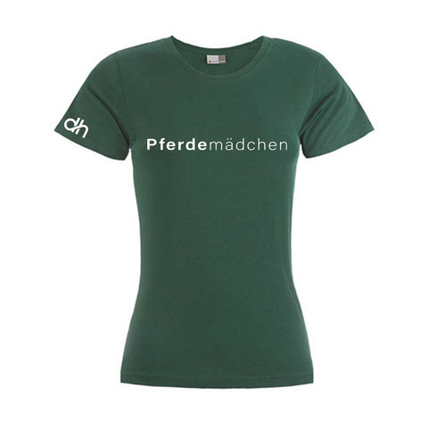 Pferdemädchen Damen T-Shirt