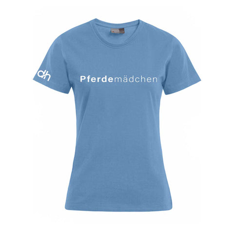 Pferdemädchen Damen T-Shirt