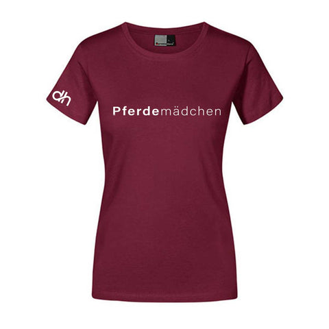 Pferdemädchen Damen T-Shirt