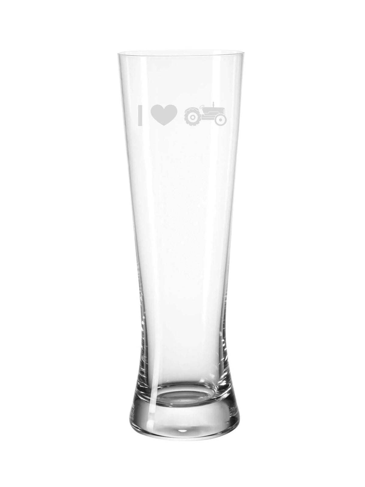 "Ich liebe Trecker" | Bierglas Modern