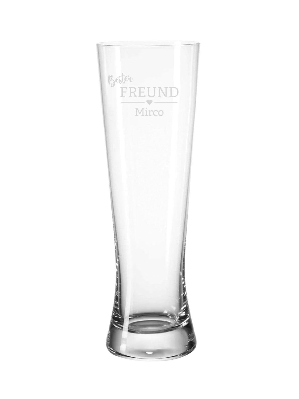 "Bester Freund - Personalisiert" | Bierglas Modern